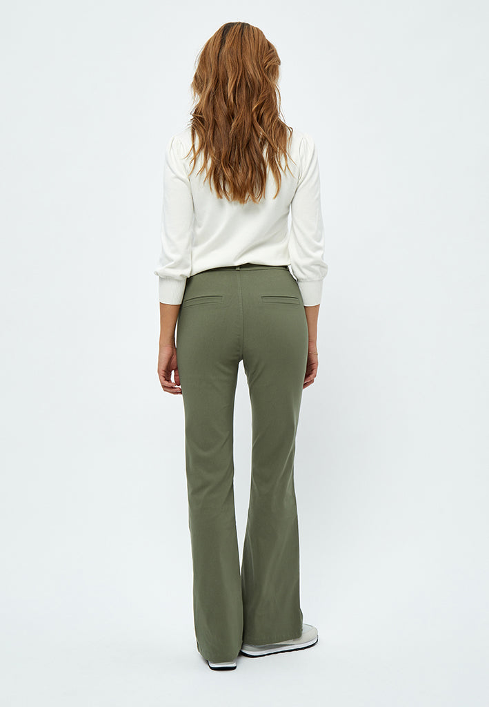 Minus MSCarma MW Flared Pants Pant 478 Green Field