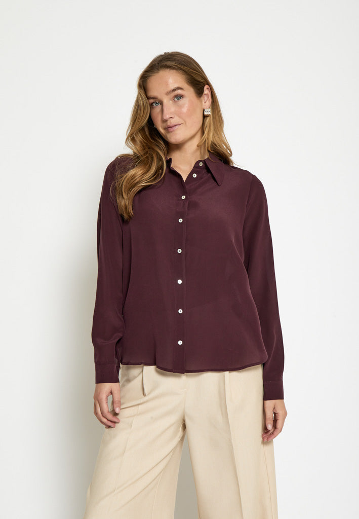 Minus MSCaty Silk Shirt Shirt 0980 Fig