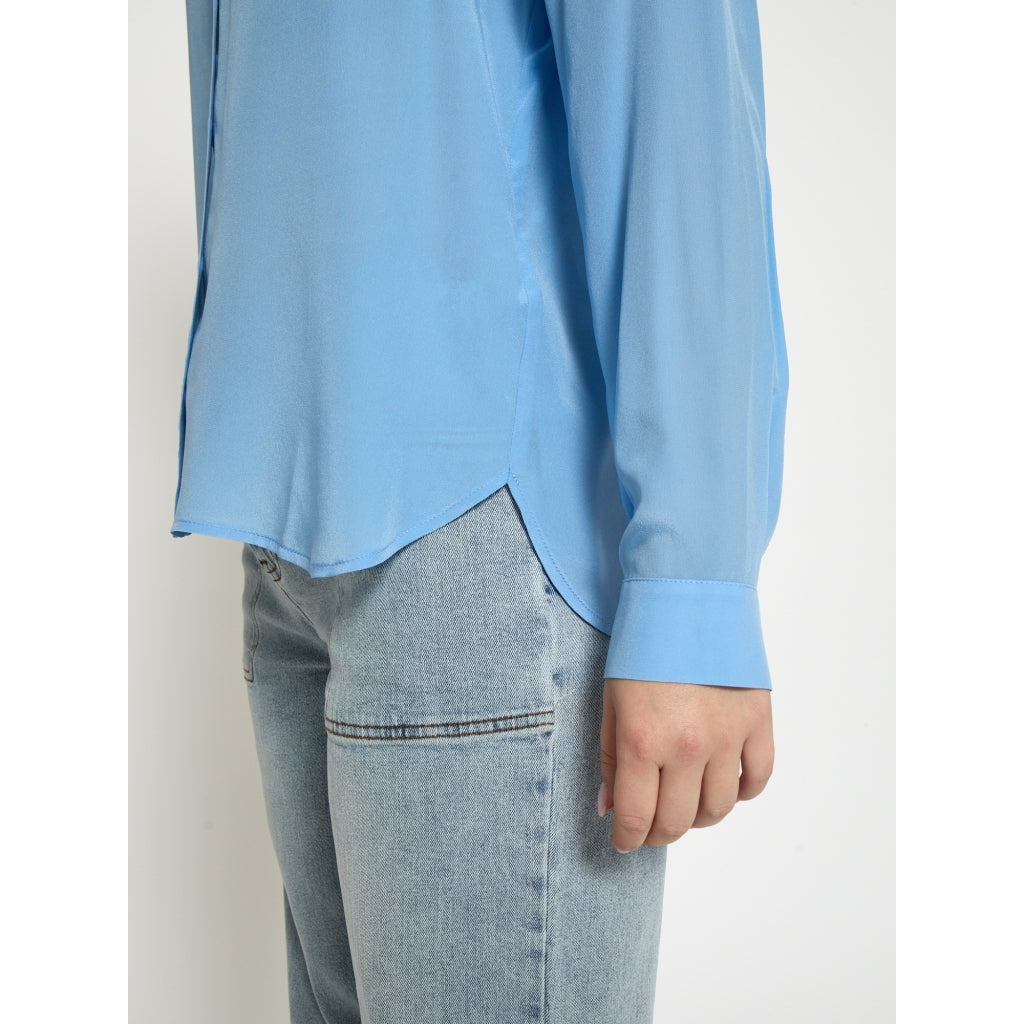 Minus MSCaty Silk Shirt Shirt 2284 Skyway Blue