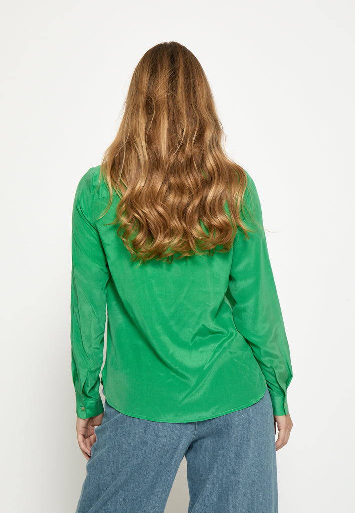 Minus MSCaty Silk Shirt Shirt 3032 Greenbriar
