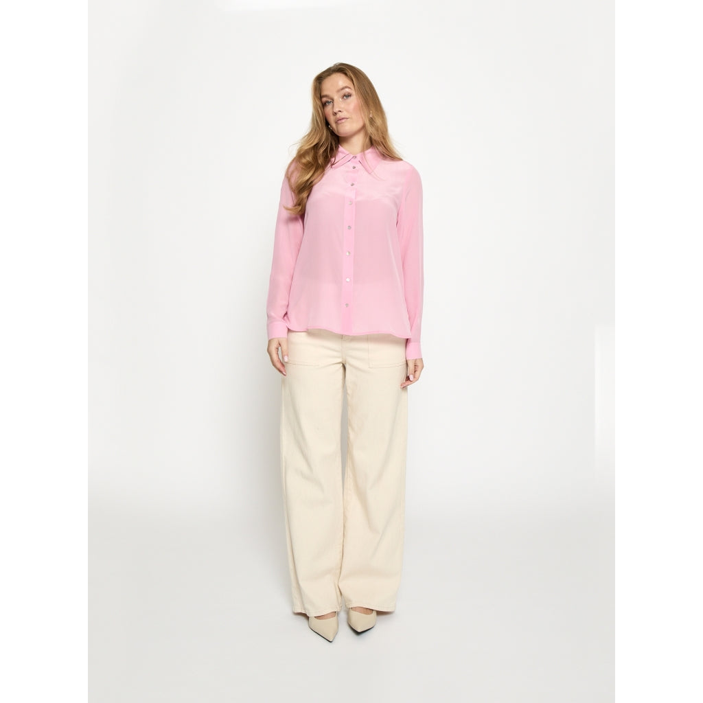 Minus MSCaty Silk Shirt Shirt 4019 Prism Pink