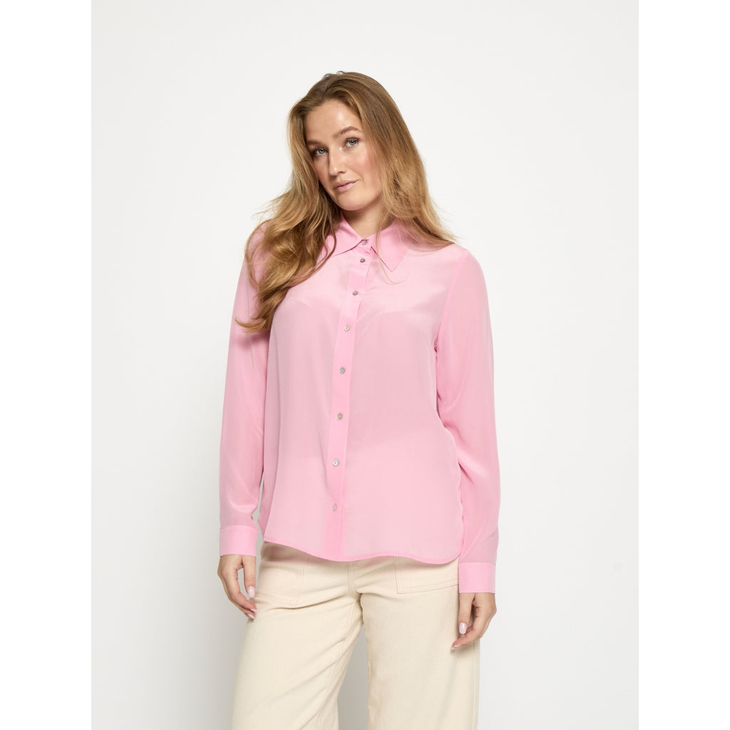 Minus MSCaty Silk Shirt Shirt 4019 Prism Pink