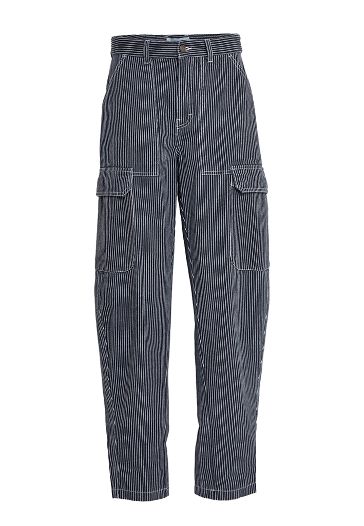 Minus MSChanni Mid Waist Pant Pant 537S Dark Denim Stripe
