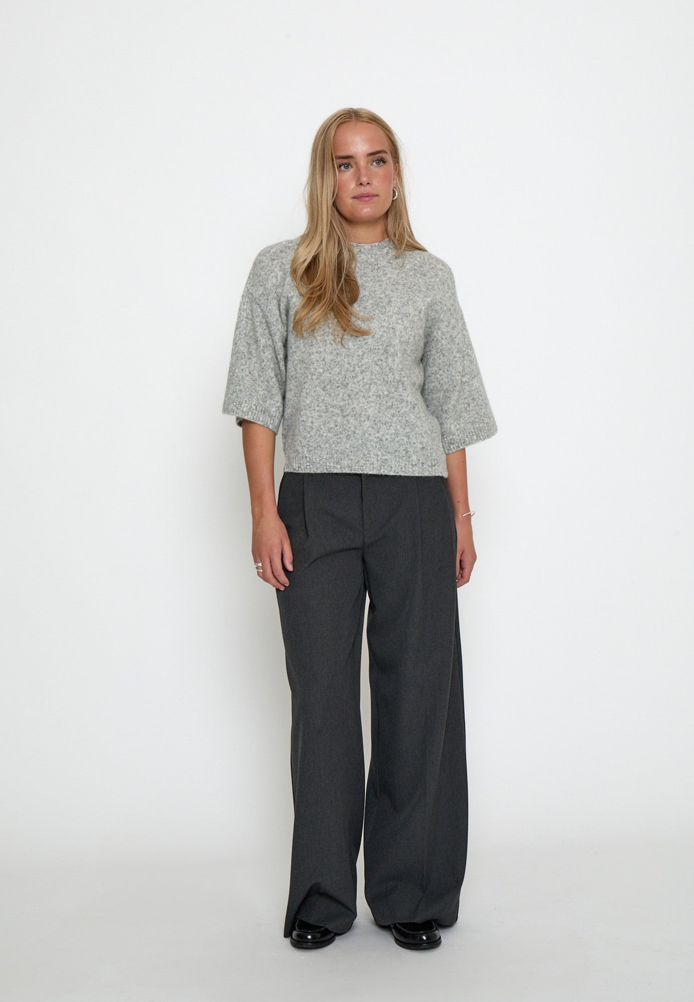Minus MSCheryl Knit Pullover Pullover 162M Frost Gray Melange