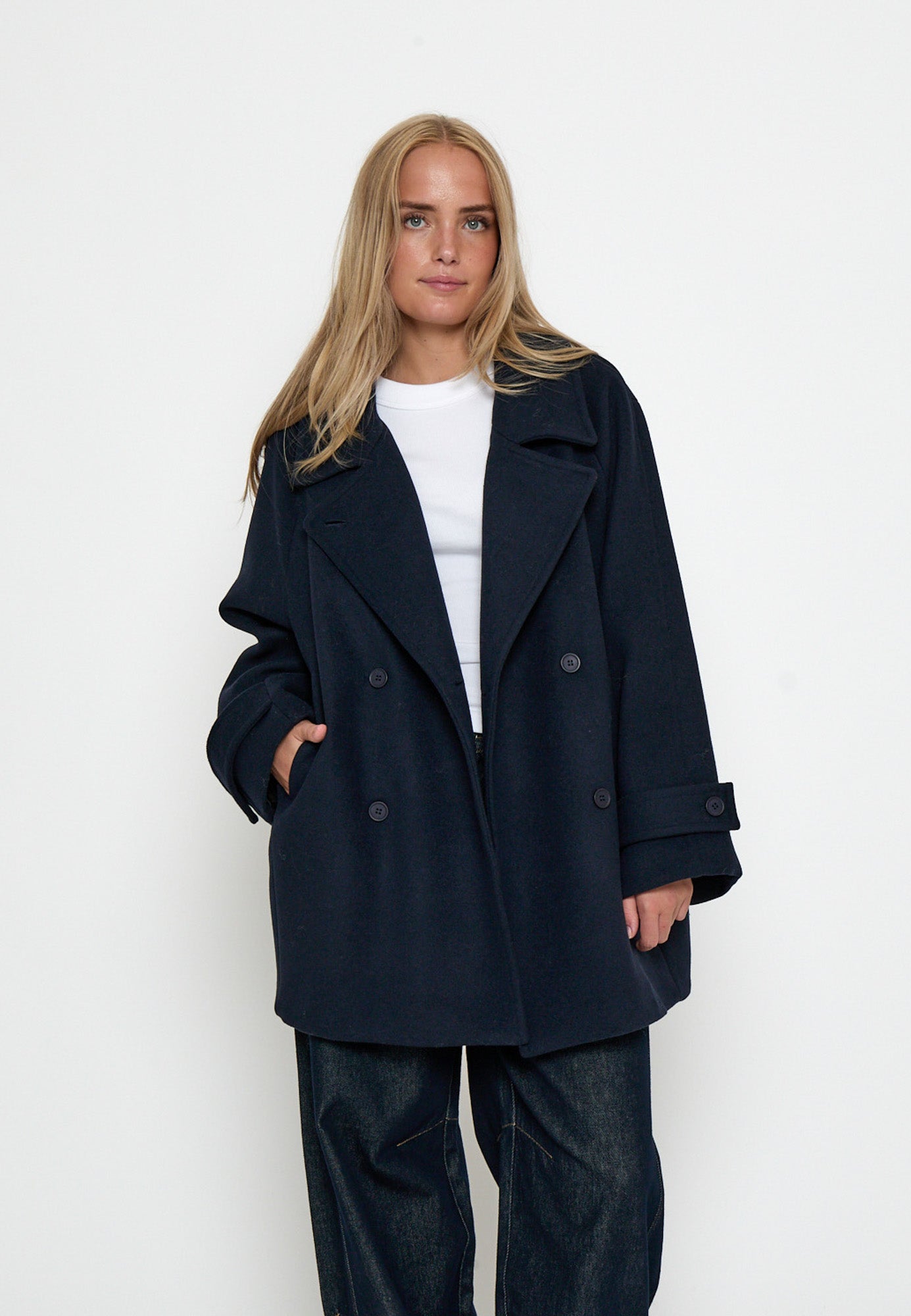Minus MSColette Coat Coat 2994 Sky Captain