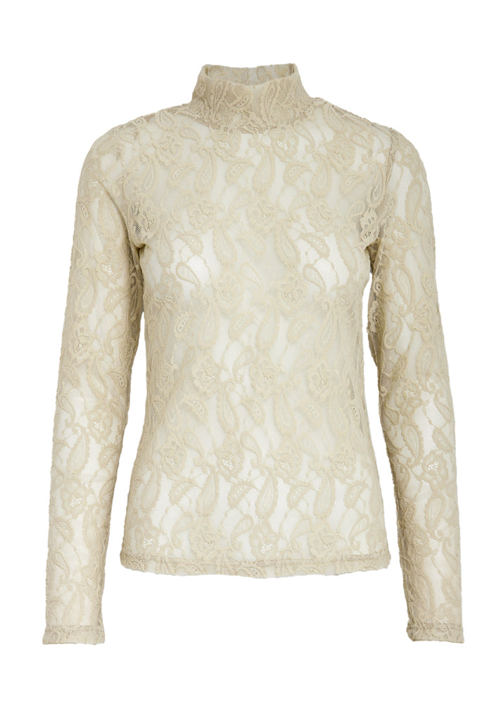 Minus MSColleen Long Sleeve Top Top 9015 Sand Gray