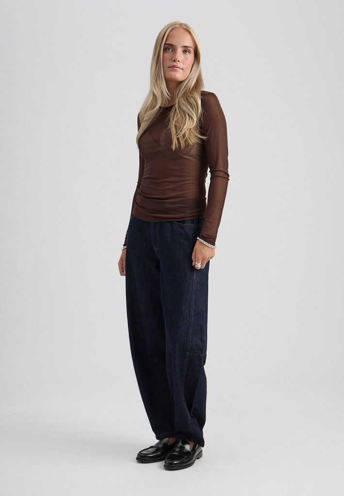Minus MSDajana Long Sleeve Top Top 3681 Tiramisu