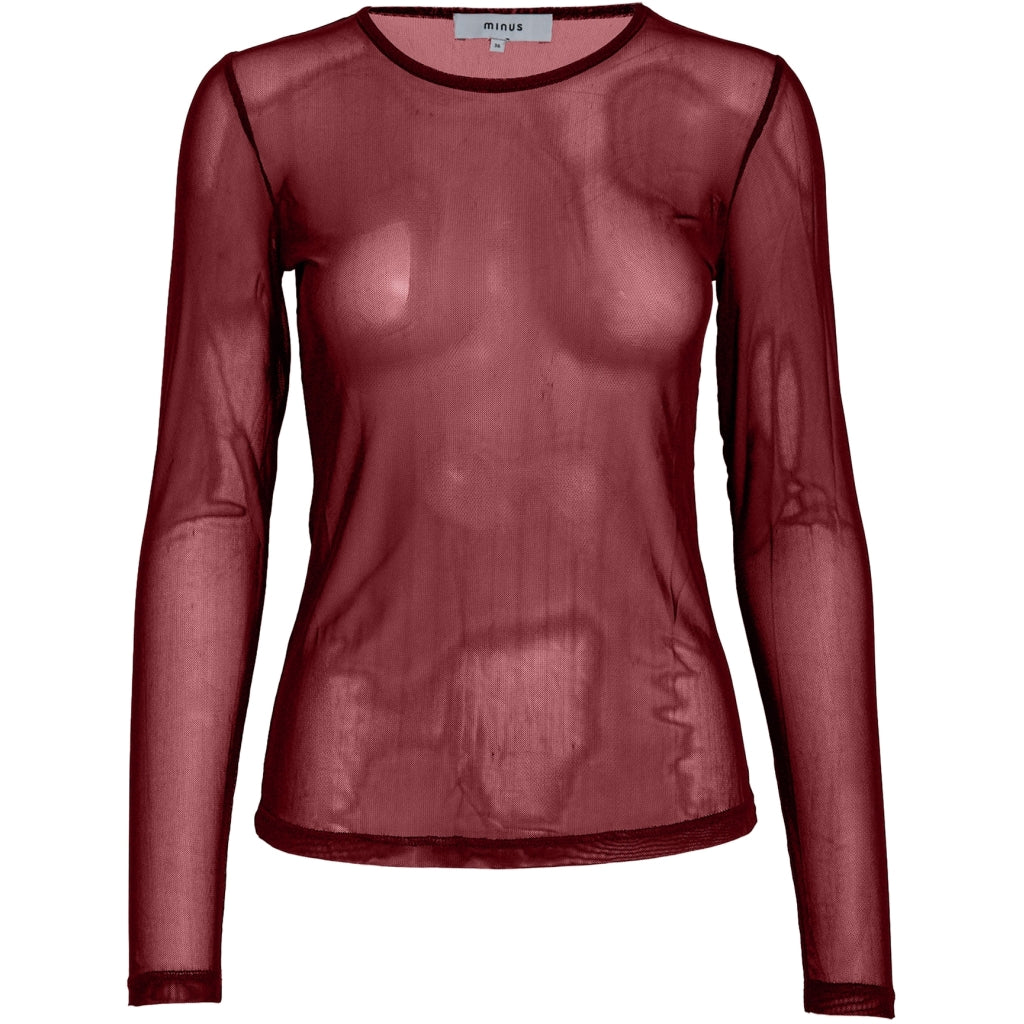 Minus MSDajana Long Sleeve Top Top 4072 Cordovan