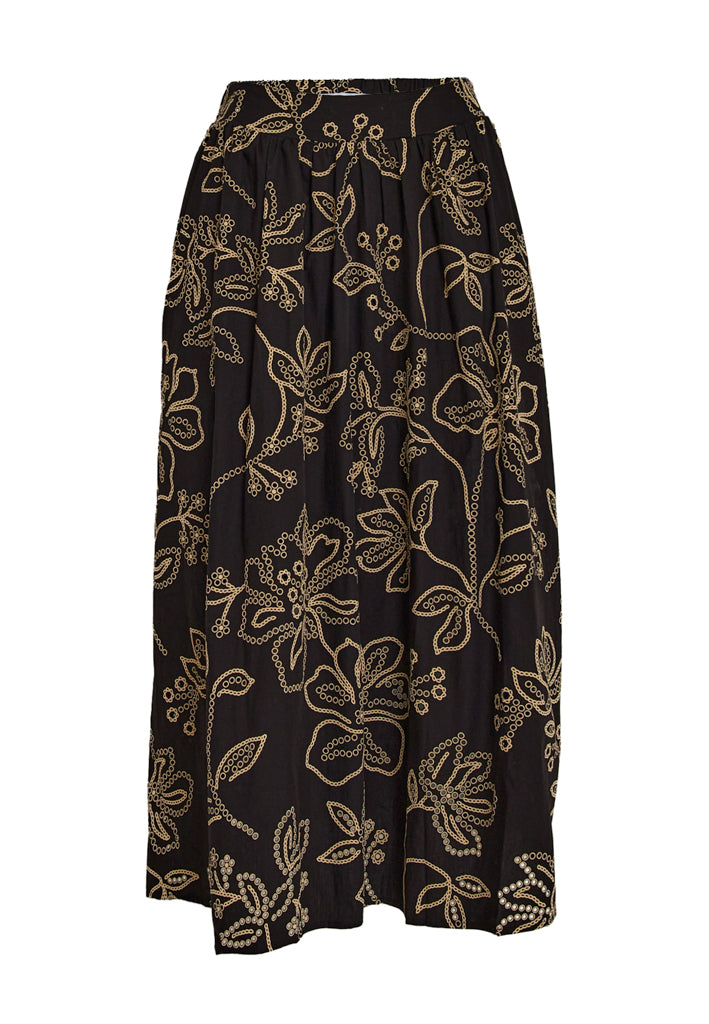 Minus MSDavina Midi Skirt Skirt 100 Black