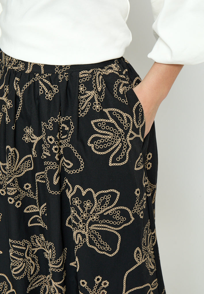 Minus MSDavina Midi Skirt Skirt 100 Black