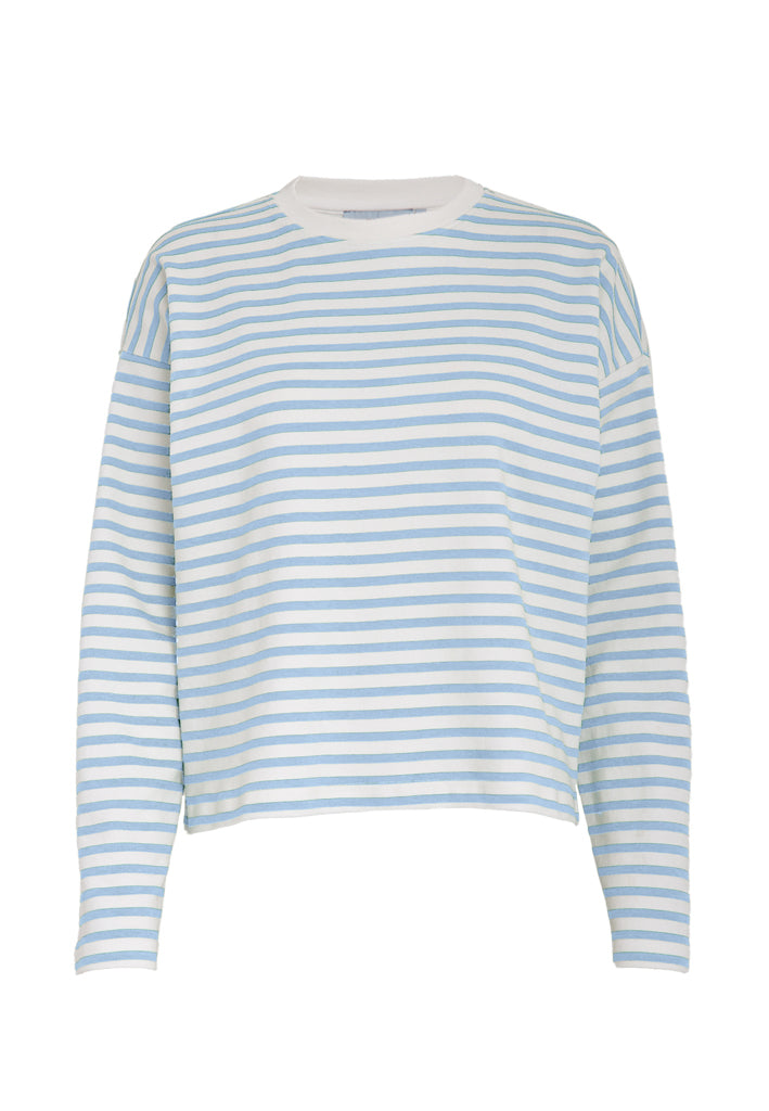 Minus MSDenisa Striped Long Sleeve T-shirt T-Shirt 2284S Skyway Blue Stripe