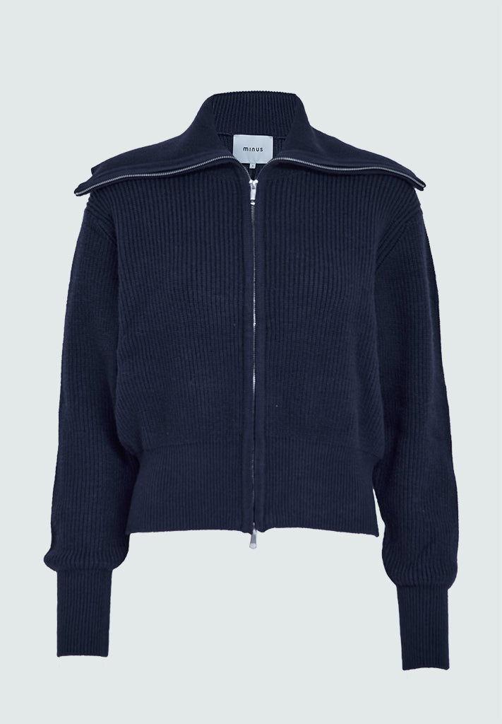 Minus MSDesina Knit Cardigan Cardigans 2994 SKY CAPTAIN
