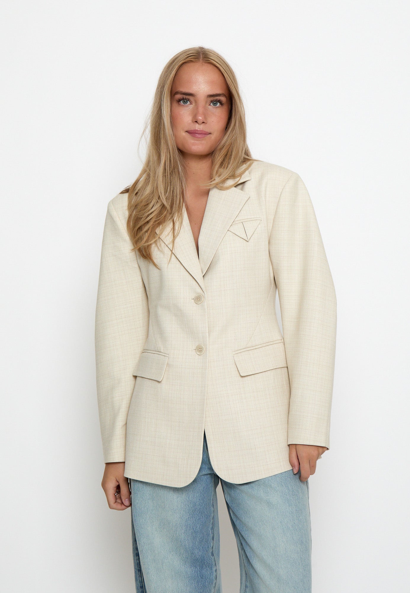 Minus MSEbony Blazer Blazer 9015 Sand Gray