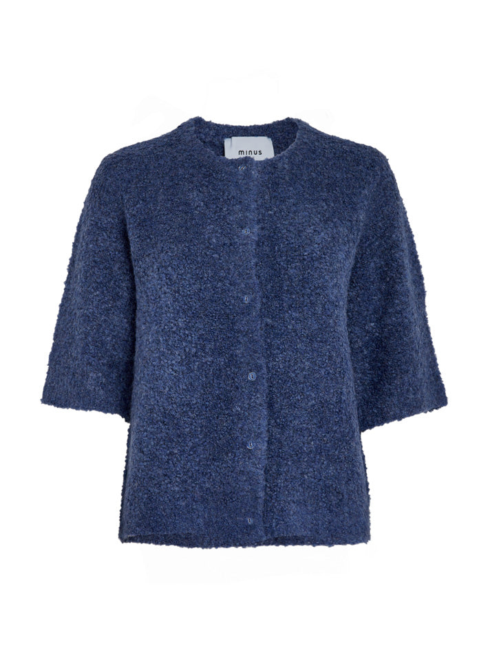 Minus MSEira Knit Cardigan Cardigans 1905M Bright Cobalt Blue Mel.