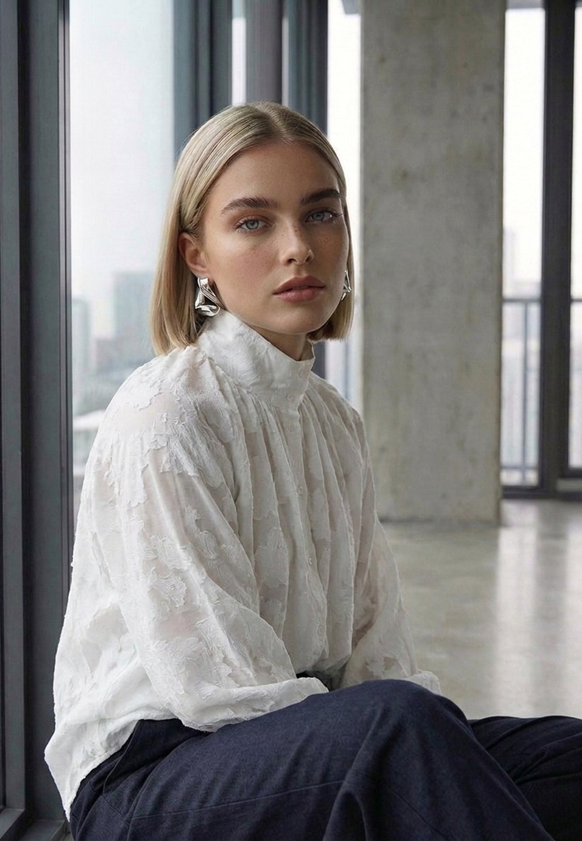 Minus MSElania Shirt Shirt 235 Cloud Dancer