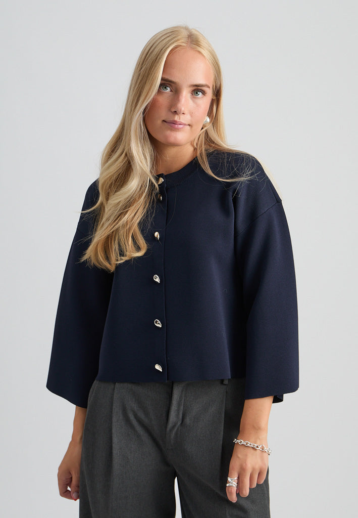 Minus MSElenora Knit Cardigan Cardigans 2994 Sky Captain