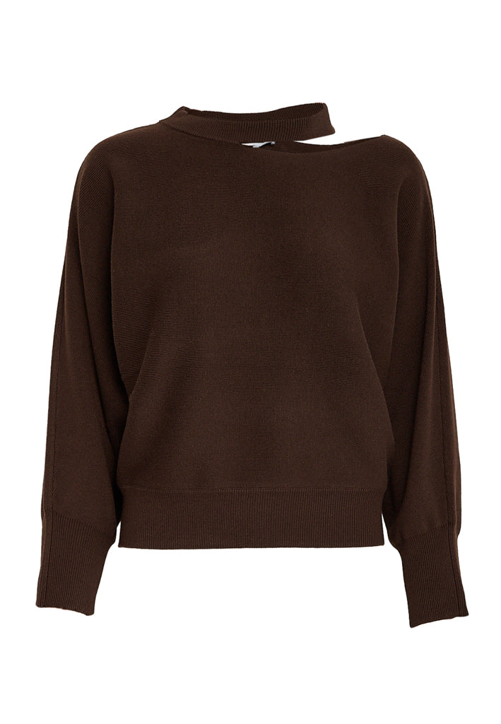 Minus MSElfrida RWS Knit Pullover Pullover 5618 Bracken Brown