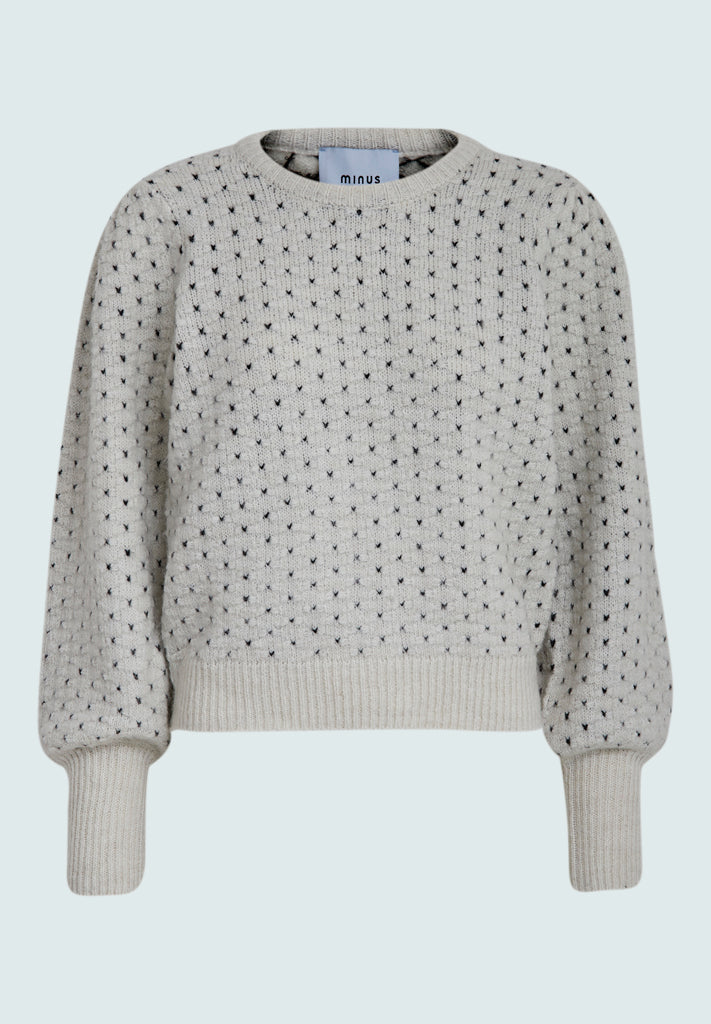 Minus MSElja Knit Pullover Pullover 0175 Light Birch