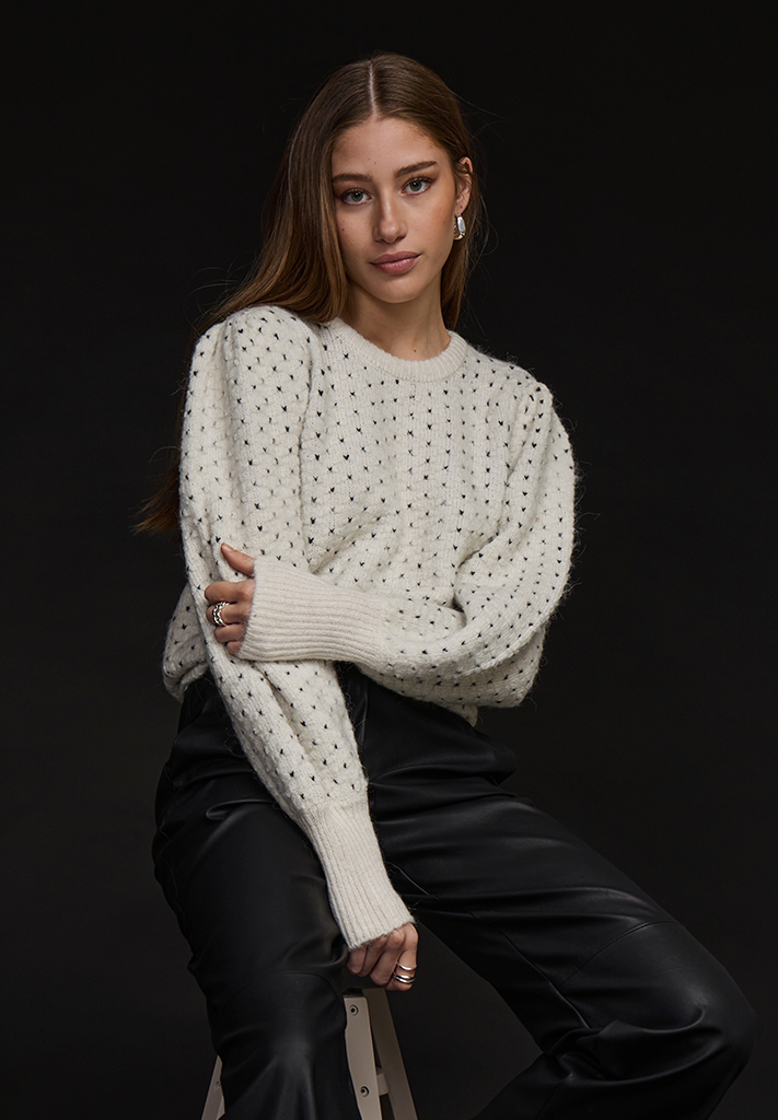 Minus MSElja Knit Pullover Pullover 0175 Light Birch
