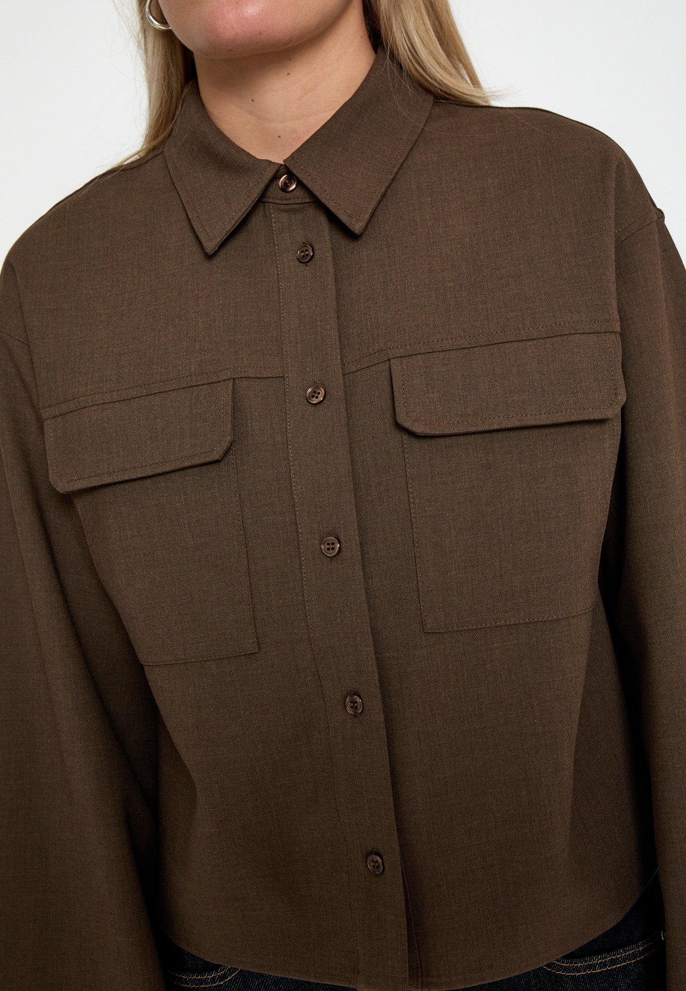 Minus MSEmilie Shirt Shirt 3681 Tiramisu