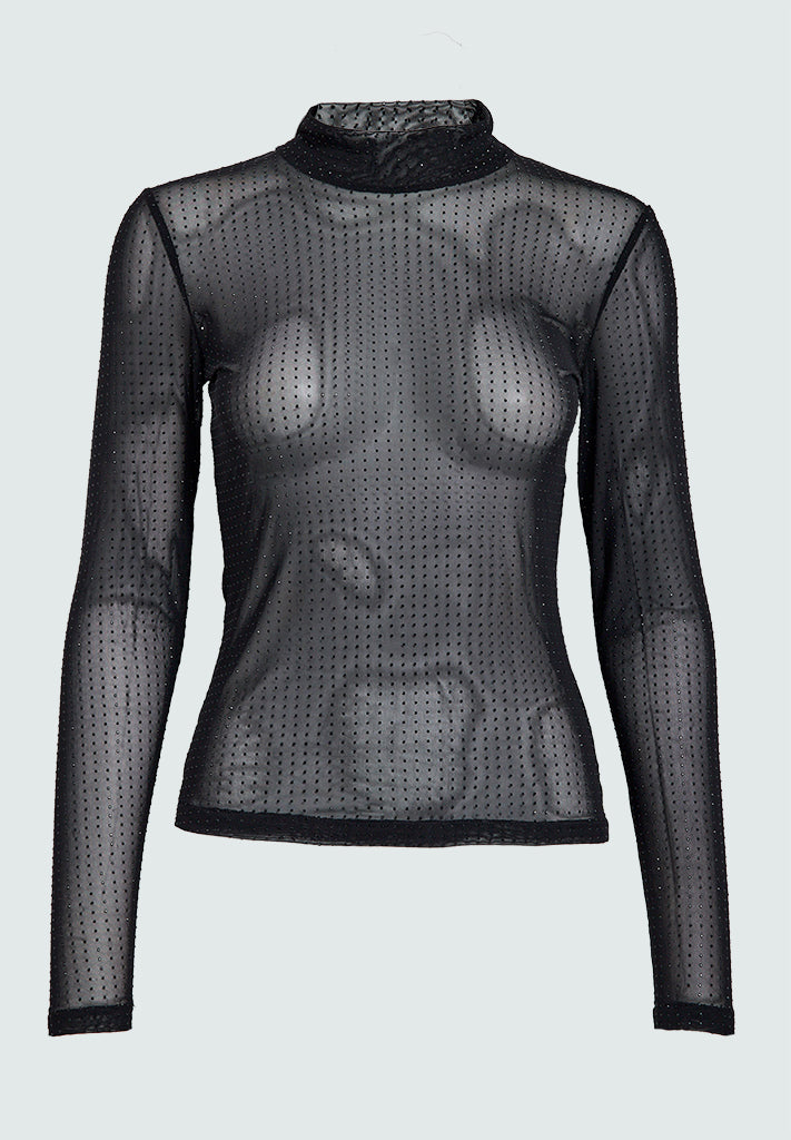 Minus MSEnaja Long Sleeve Top Top 100 Black