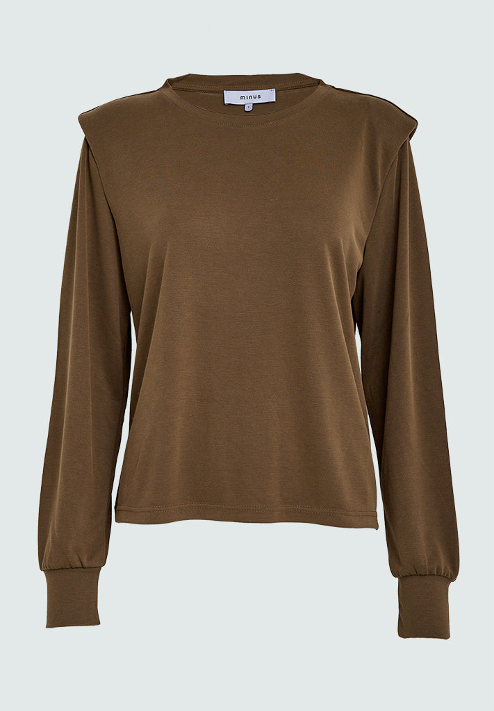 Minus MSEnja Long Sleeve Modal Top T-Shirt 5064 Carafe
