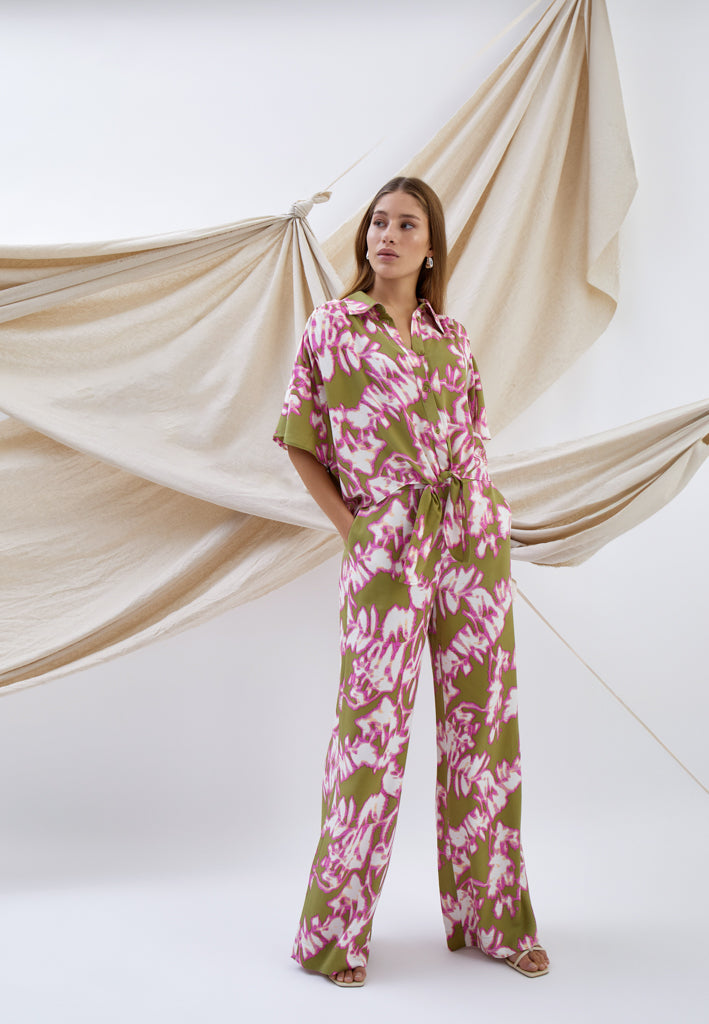 Minus MSEtia Mid Waist Pant Pant 3005P GREEN MOSS PR