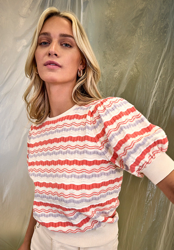 Minus MSEvira Knit T-Shirt Pullover 641 Dubarry