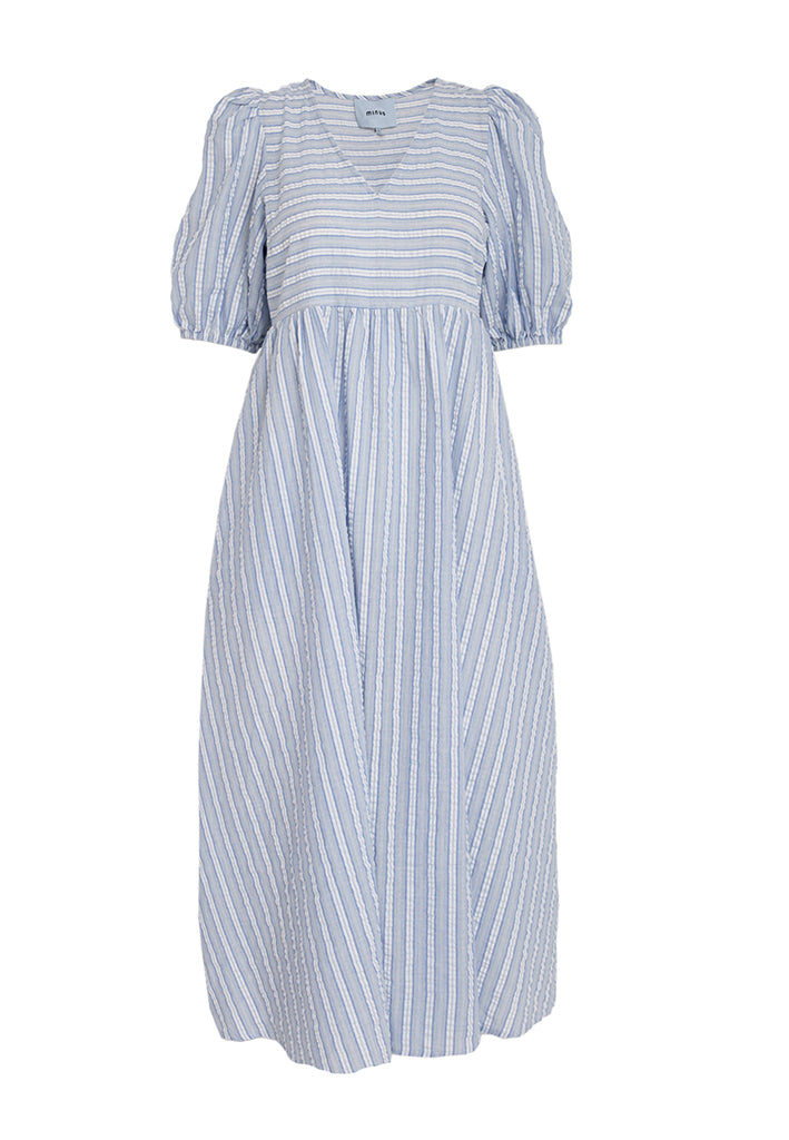 Minus MSFia Dress Dress 2284S Skyway Blue Stripe