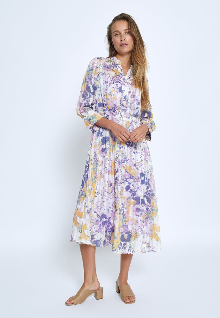 Minus MSFiline Midi Dress Dress 4239P Soft Lilac Print