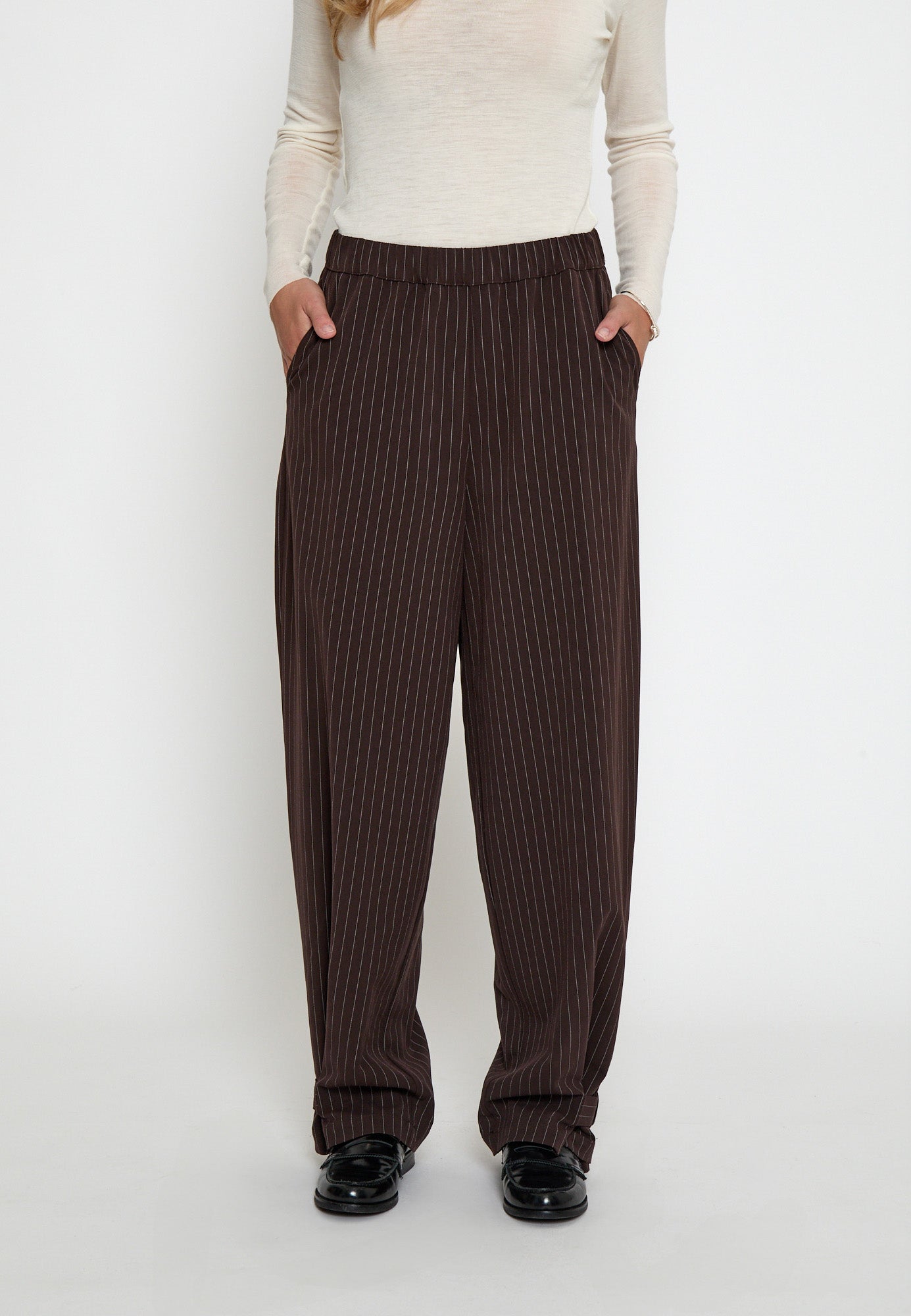 Minus MSFilippa Mid Waist Pant Pant 3681 Tiramisu
