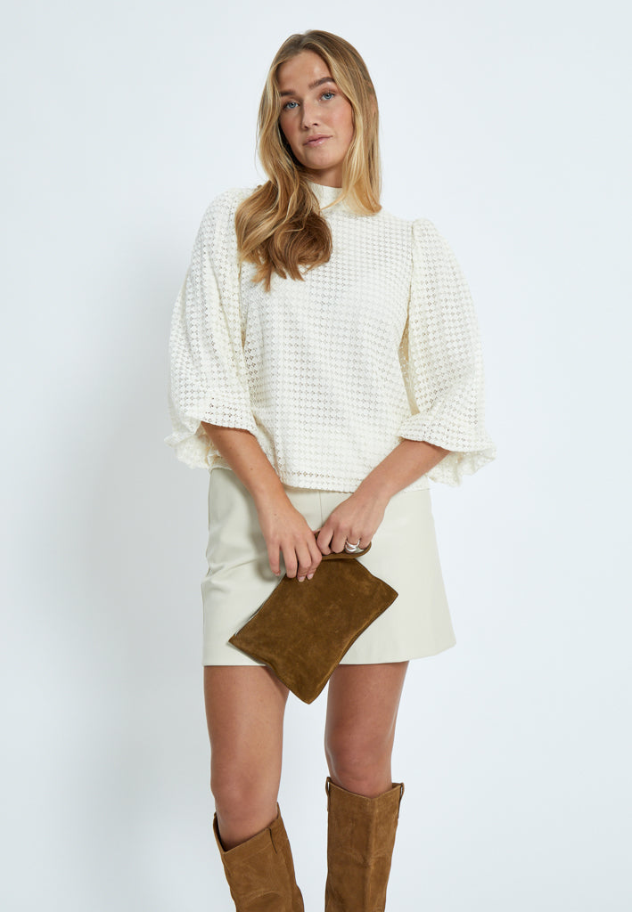 Minus MSFiora Blouse Blouse 0175 Light Birch