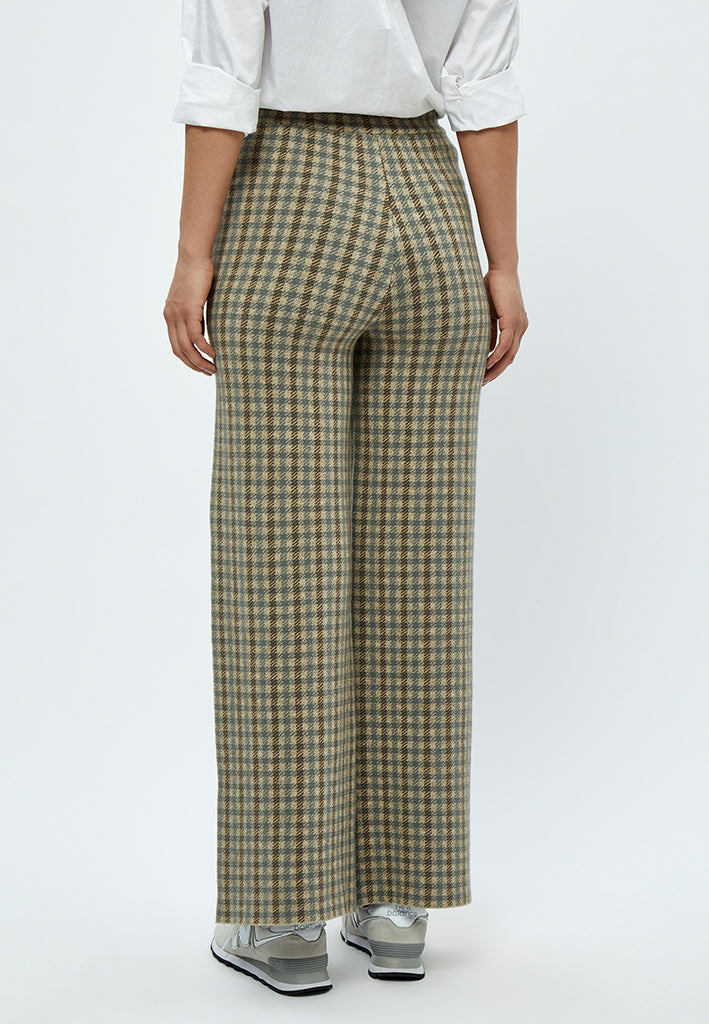 Minus MSFrankie Knit Pants Pant 9469C Sea Mist Checked