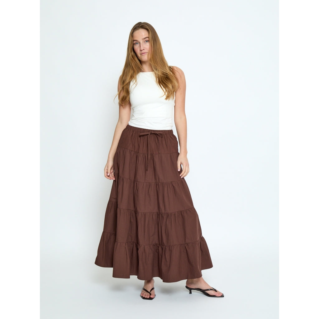 Minus MSFreya Maxi Skirt Skirt 5065 Chestnut
