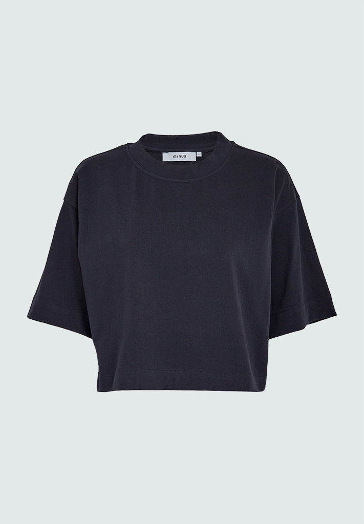 Minus MSGamma Cropped GOTS T-shirt T-Shirt 2994 Sky Captain
