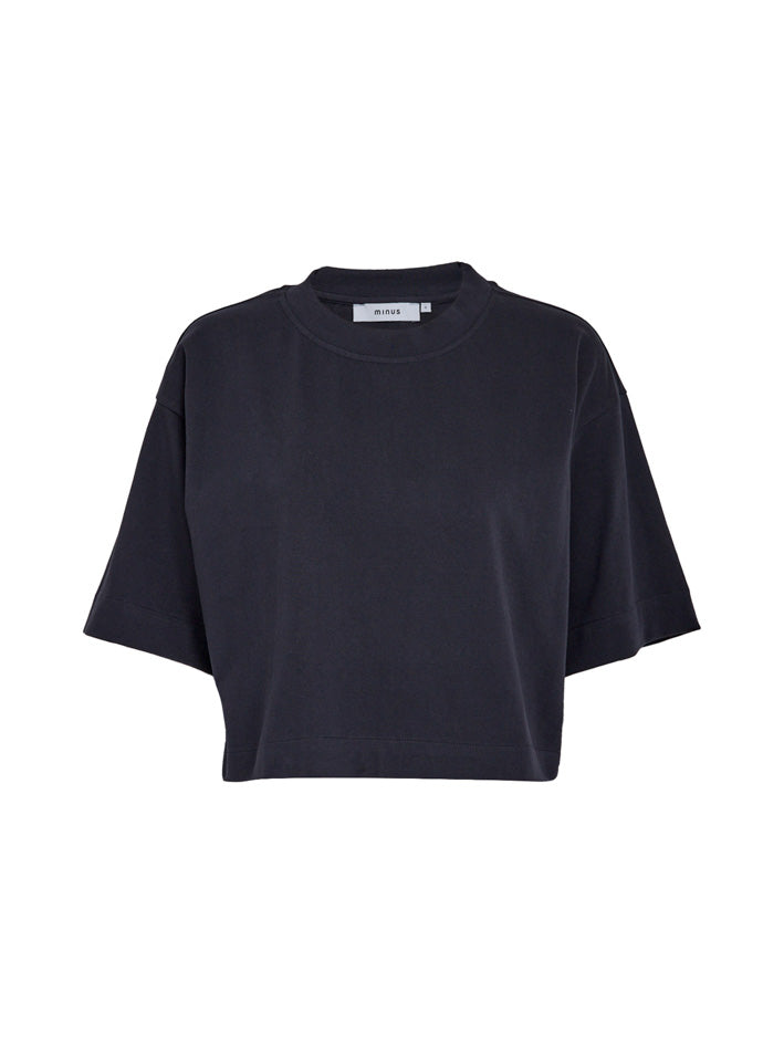 Minus MSGamma Cropped GOTS T-shirt T-Shirt 2994 Sky Captain