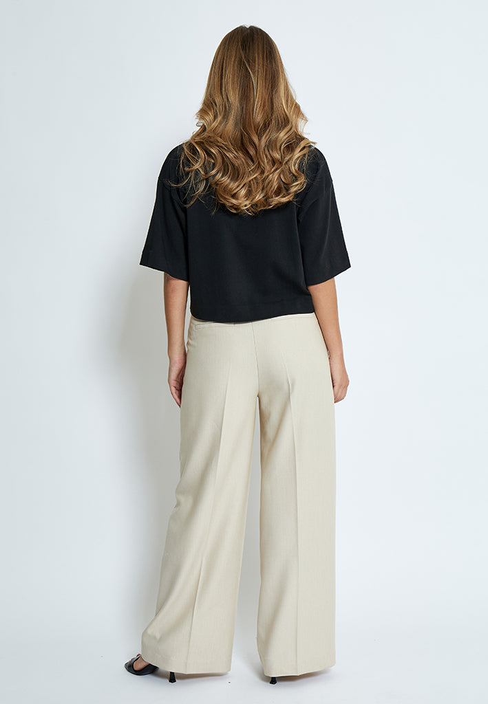 Minus MSGamma Cropped T-shirt T-Shirt 100 Black