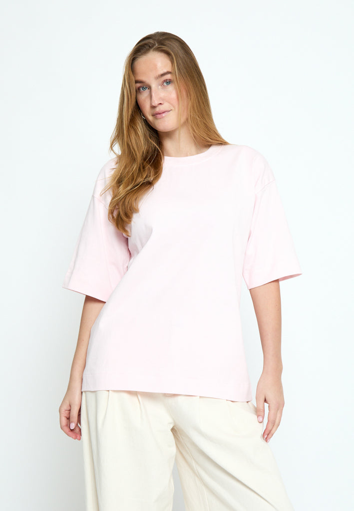 Minus MSGamma GOTS Long T-Shirt T-Shirt 4036 CHERRY BLOSSOM