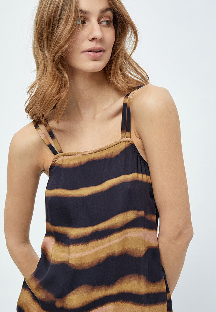 Minus MSGavia Top Top 5440P Sun Baked Brown Print