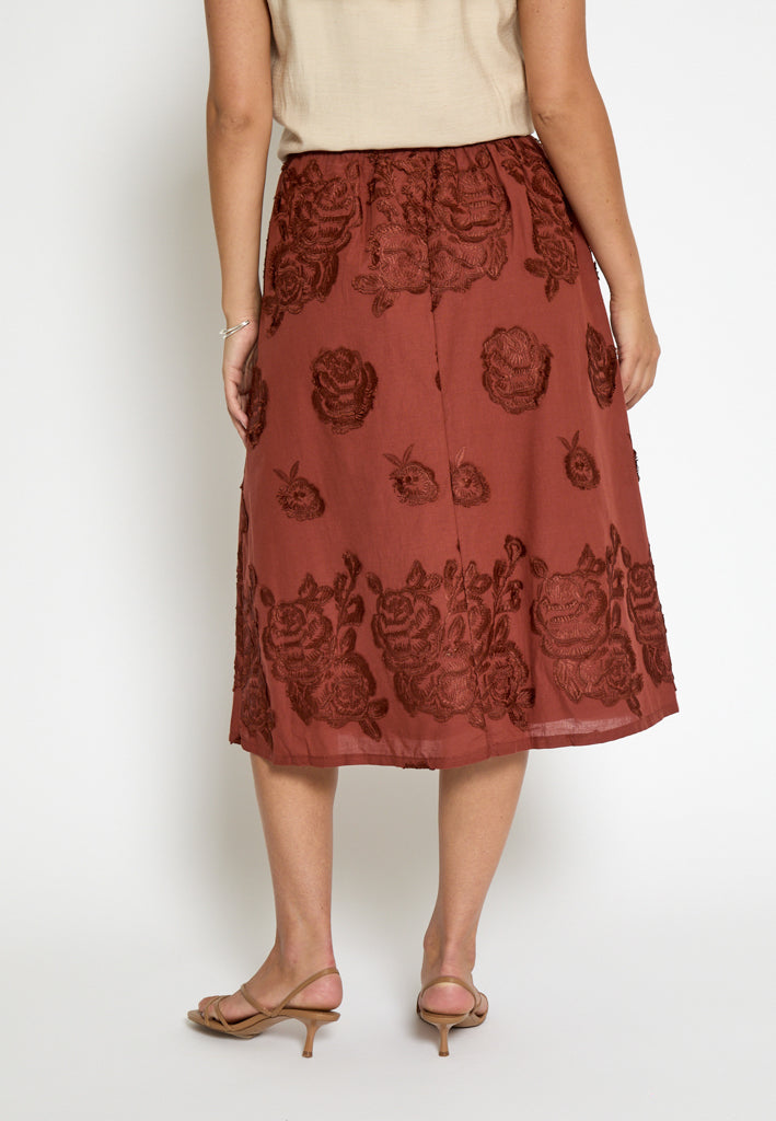 Minus MSGiana Midi Skirt Skirt 4800 Smoked Paprika