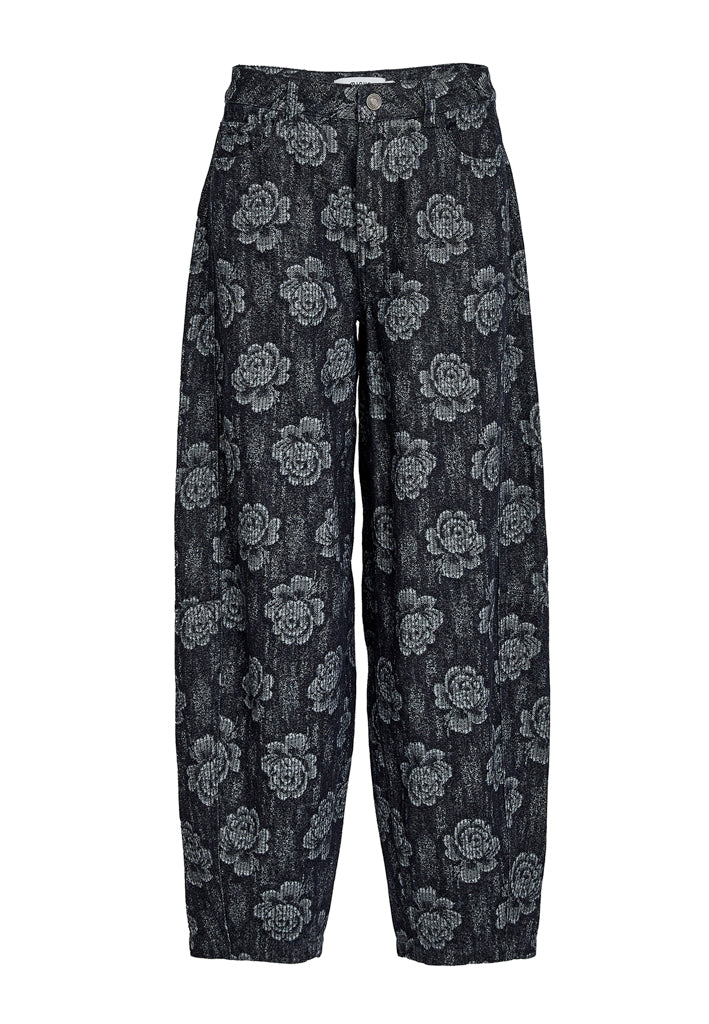 Minus MSHeather Mid Waist Pant Pant 006 Dark Denim