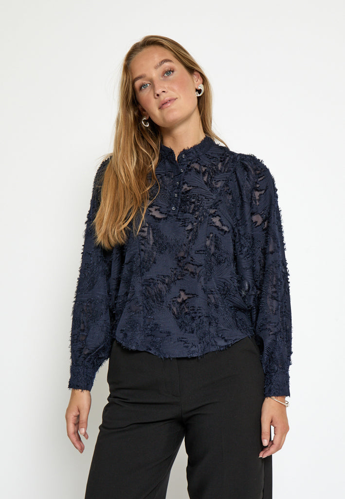Minus MSHollie Blouse Blouse 2994 Sky Captain