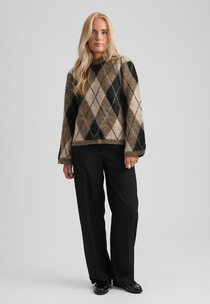 Minus MSInara RWS Knit Pullover Pullover 9015 Sand Gray