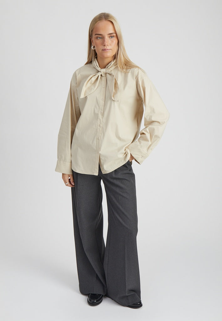 Minus MSIsabel Oversize Shirt Shirt 9015 Sand Gray