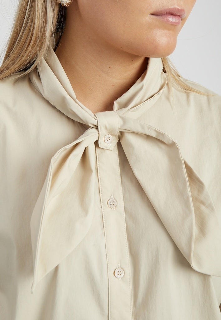 Minus MSIsabel Oversize Shirt Shirt 9015 Sand Gray