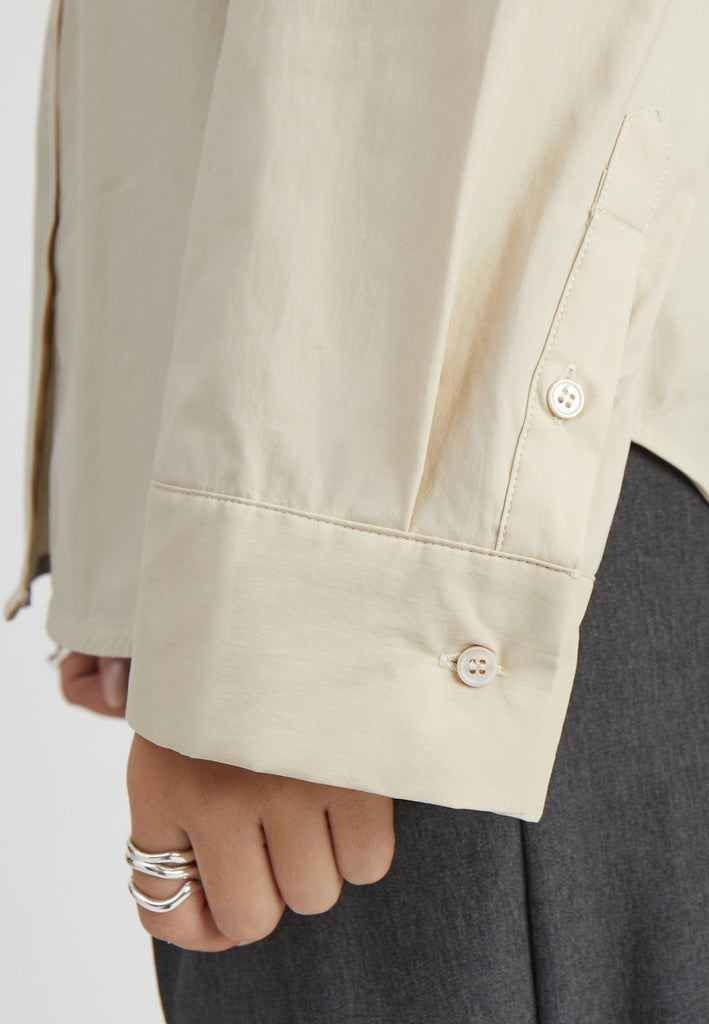 Minus MSIsabel Oversize Shirt Shirt 9015 Sand Gray