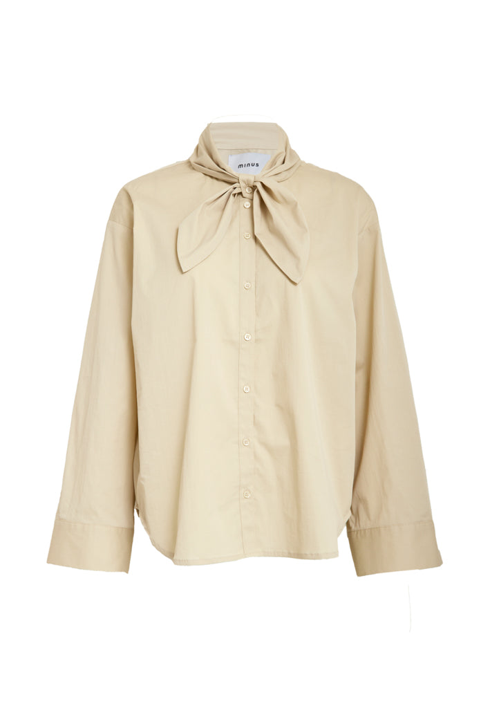 Minus MSIsabel Oversize Shirt Shirt 9015 Sand Gray
