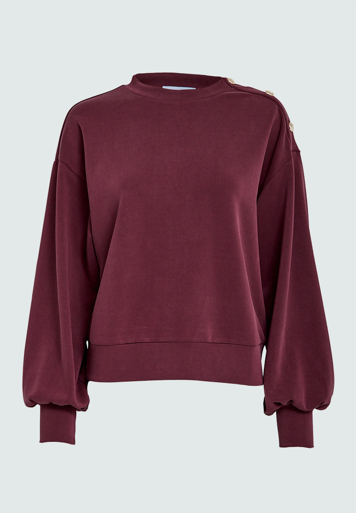 Minus MSIsolde Sweat Sweatshirt 4072 Cordovan