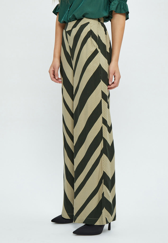 Minus MSJalia Pants Pant 4112P Jungle Green Print