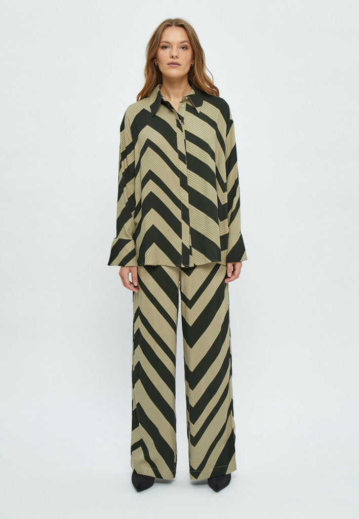 Minus MSJalia Pants Pant 4112P Jungle Green Print